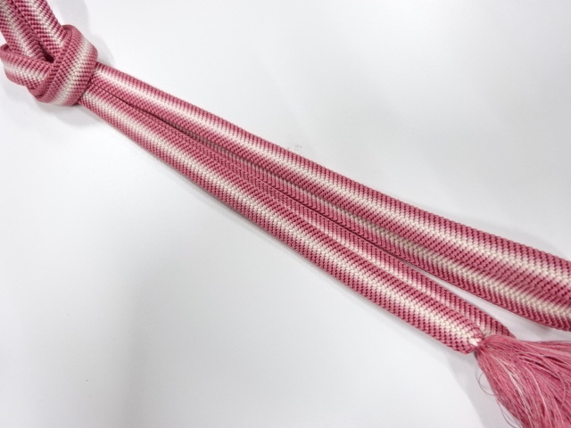 正絹　手組帯締め